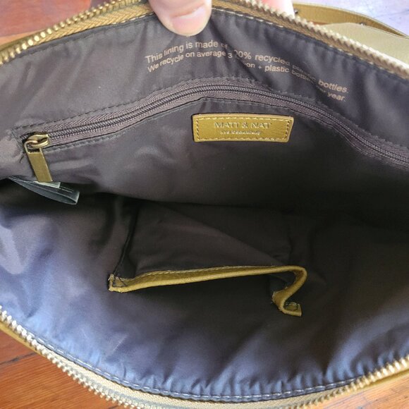 Matt & Nat Minka Vegan Leather Bag - Khaki - Picture 5 of 13